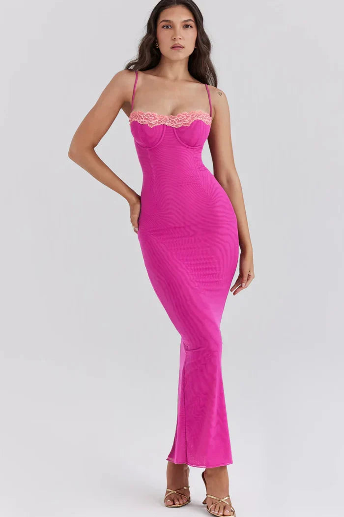 Sienna Lace Maxi Dress