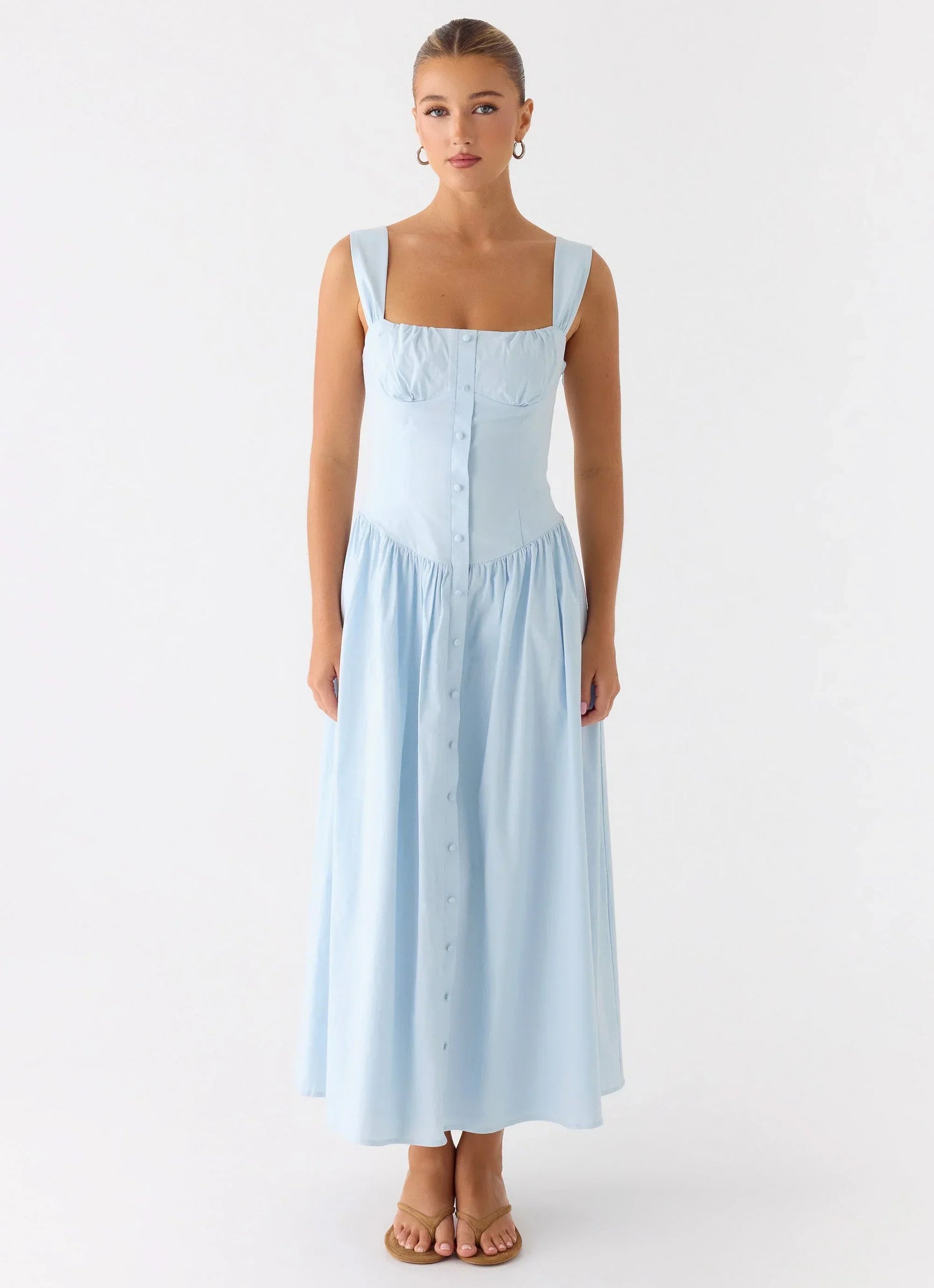 Emmalina Midi Dress Blue