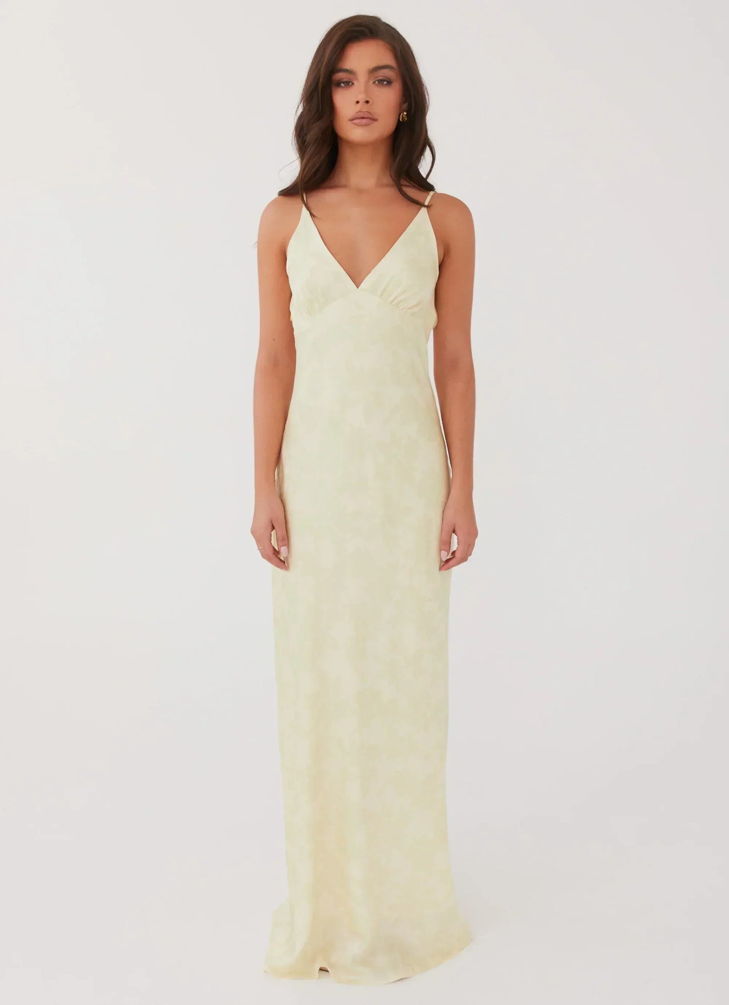 Sorrento Sun Maxi Dress - Yellow Floral