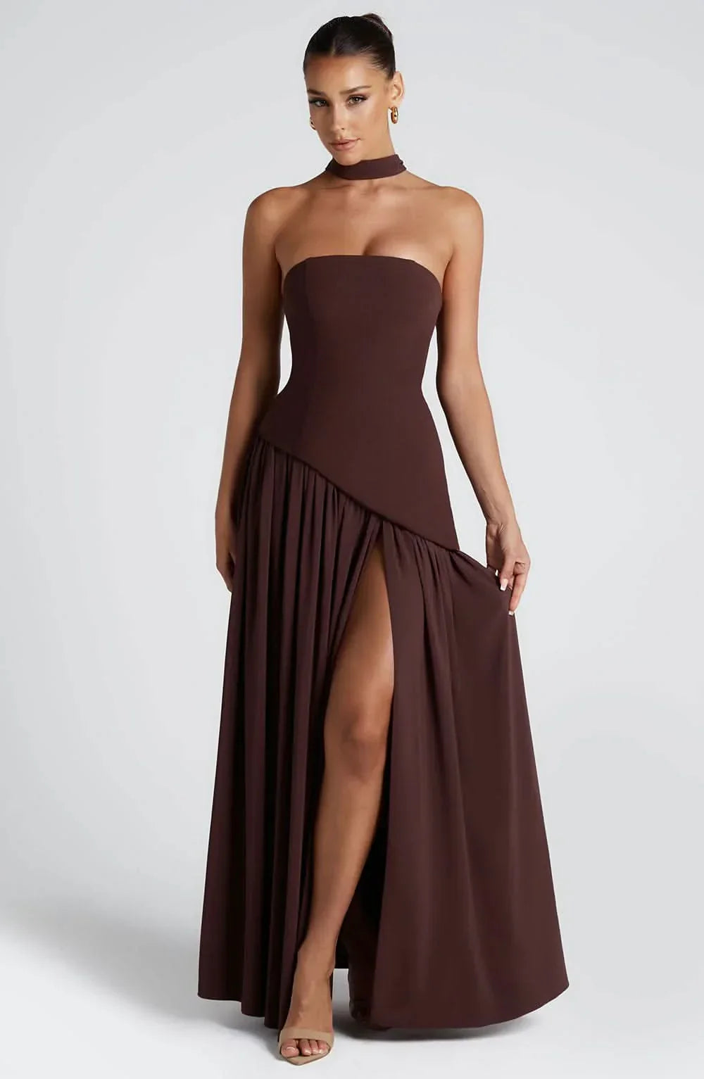 Isolde Wrap Maxi Dress
