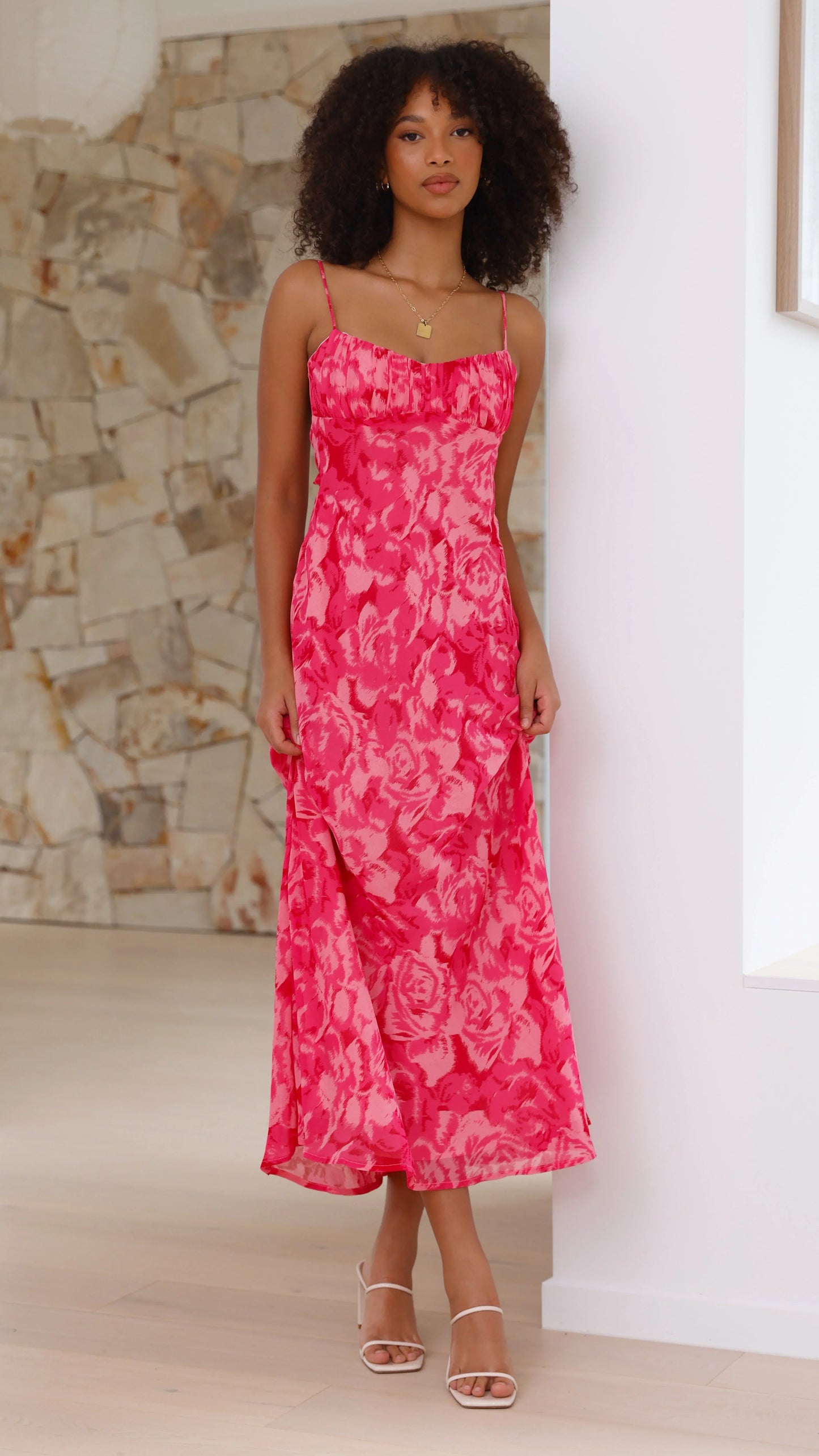 Valentina Floral Midi Dress