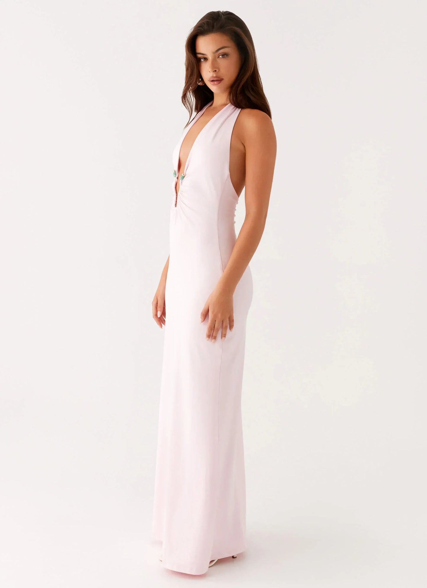 Nicola Maxi Dress - Pink