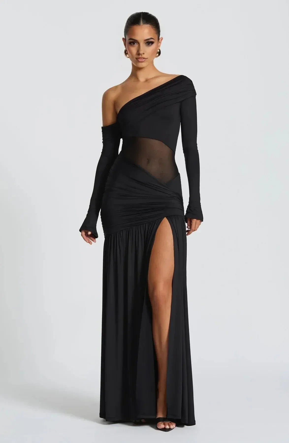 Sienna Ruched Maxi Dress