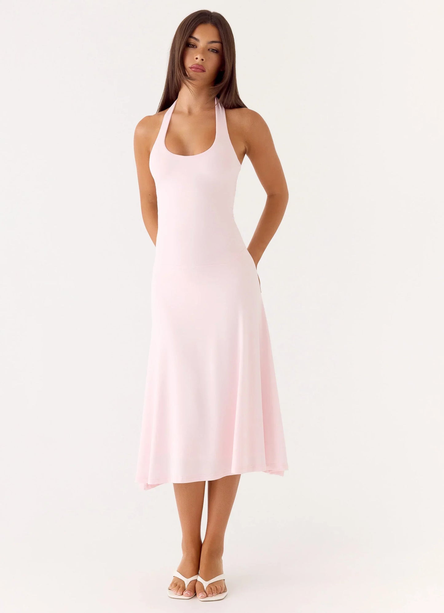 Klyne Midi Dress Pink