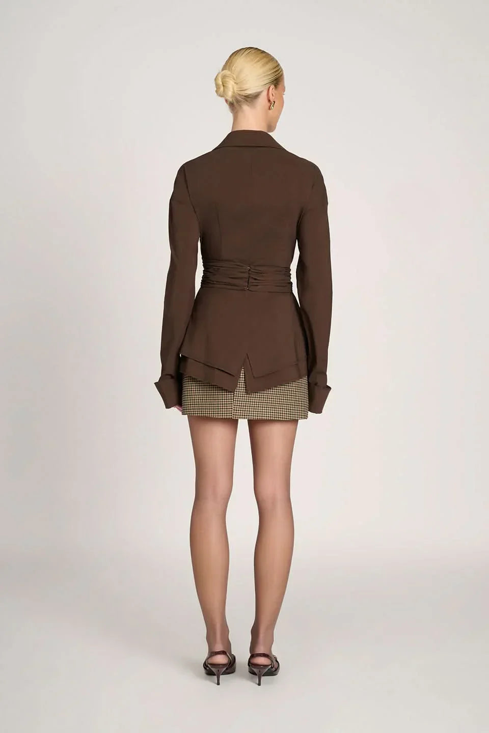 Sienna Ruched Collared Top