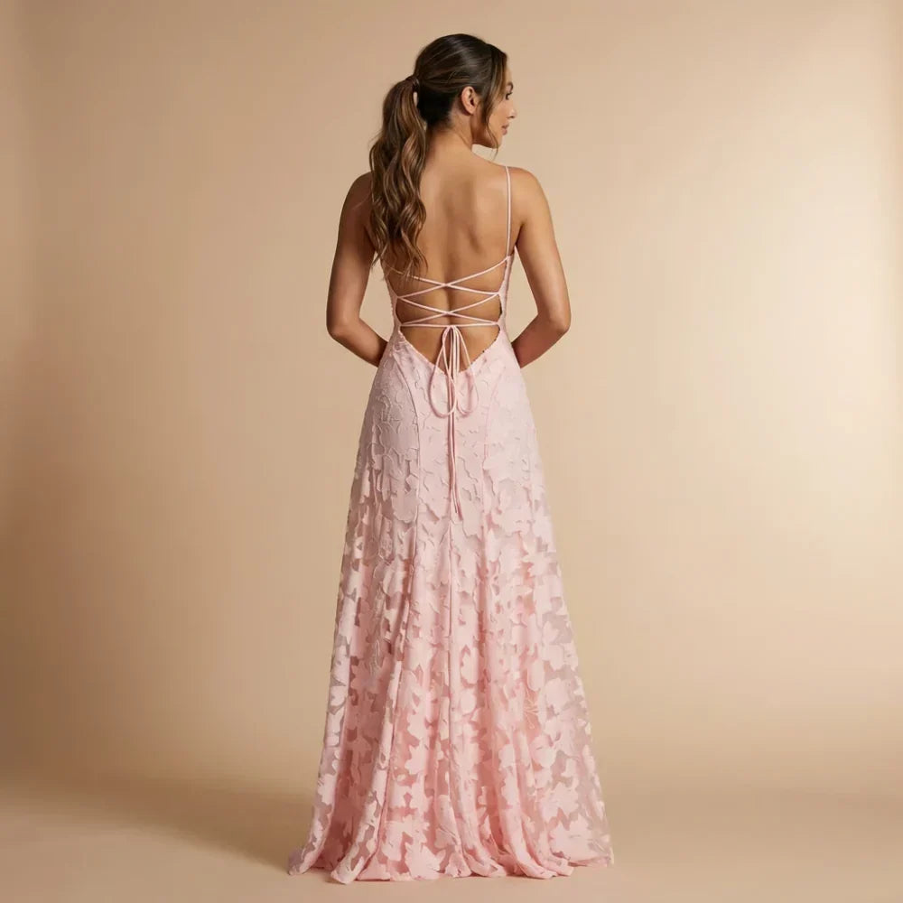 Floral Lace Maxi Dress