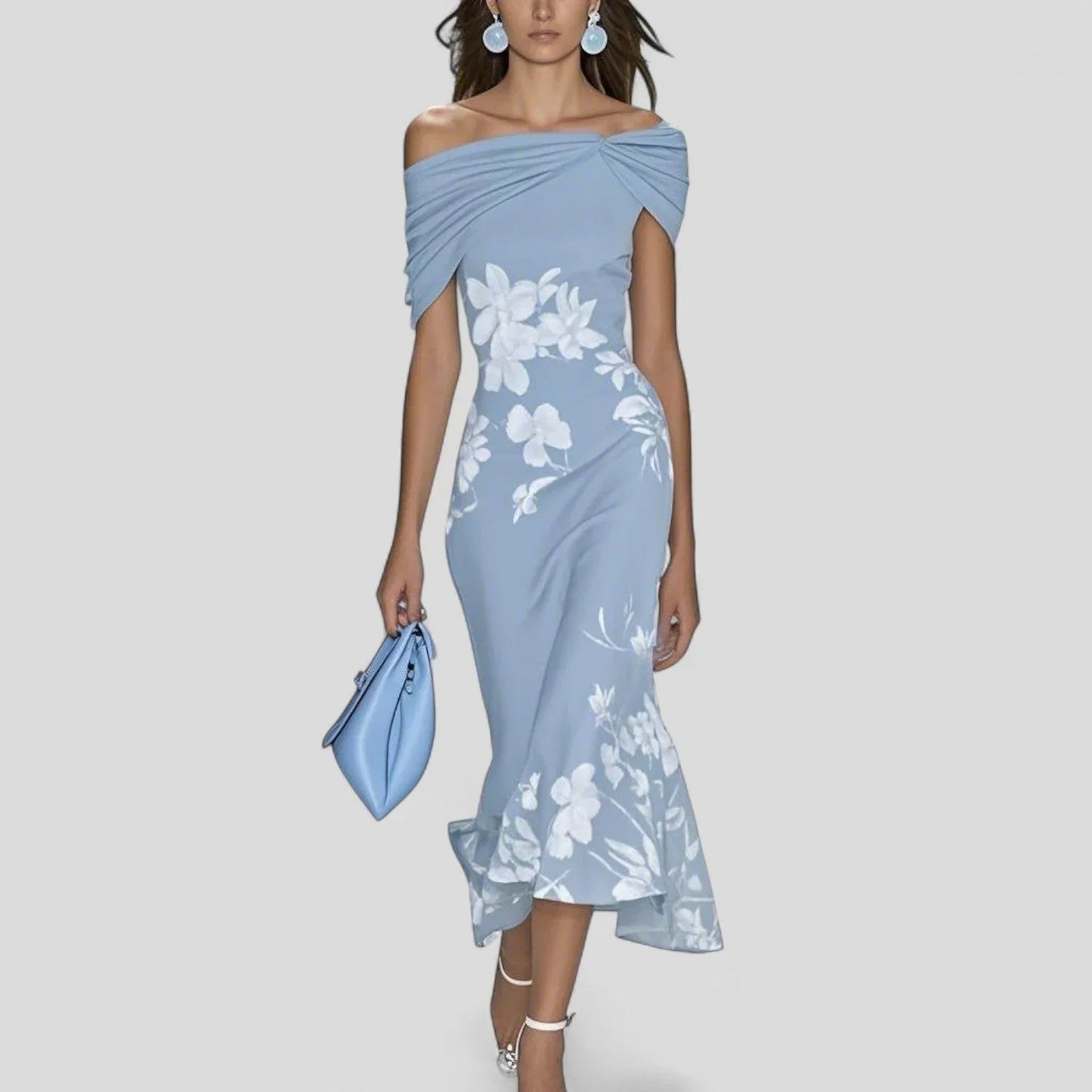 Sienna Draped Midi Dress