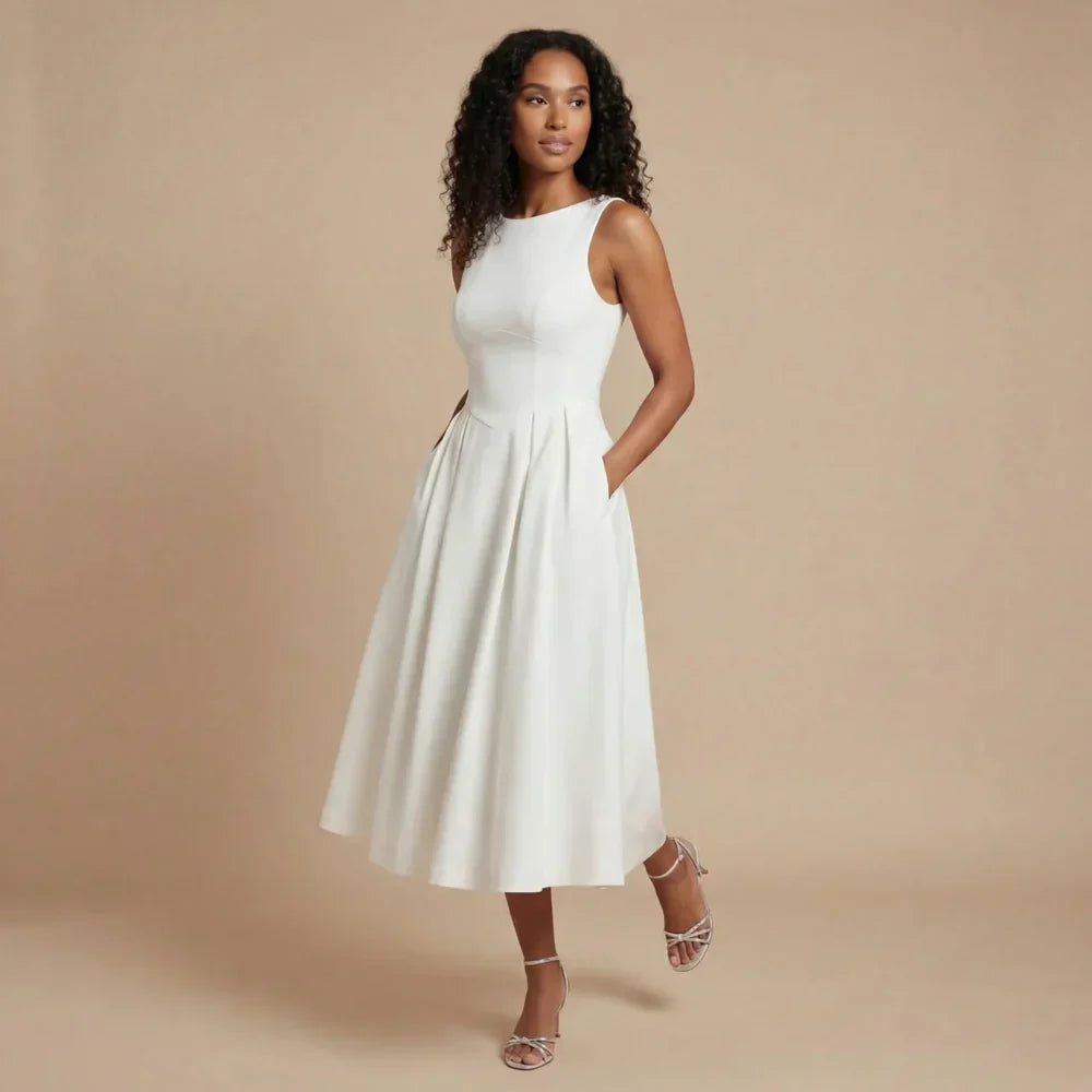 Adelaide Boat Midi Dress