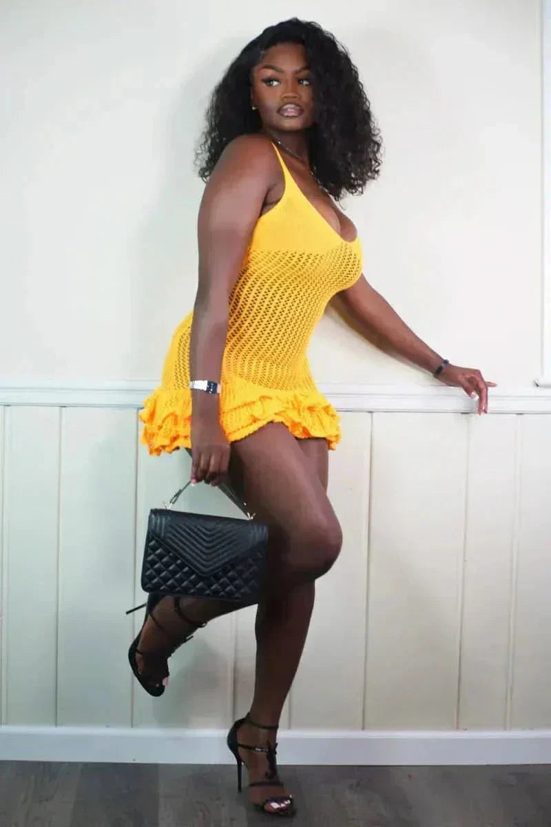 Sienna Ruffle Mini Dress