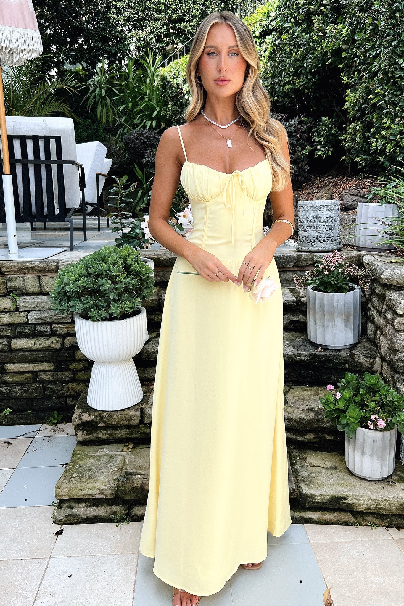 Magdalena Maxi Dress Yellow