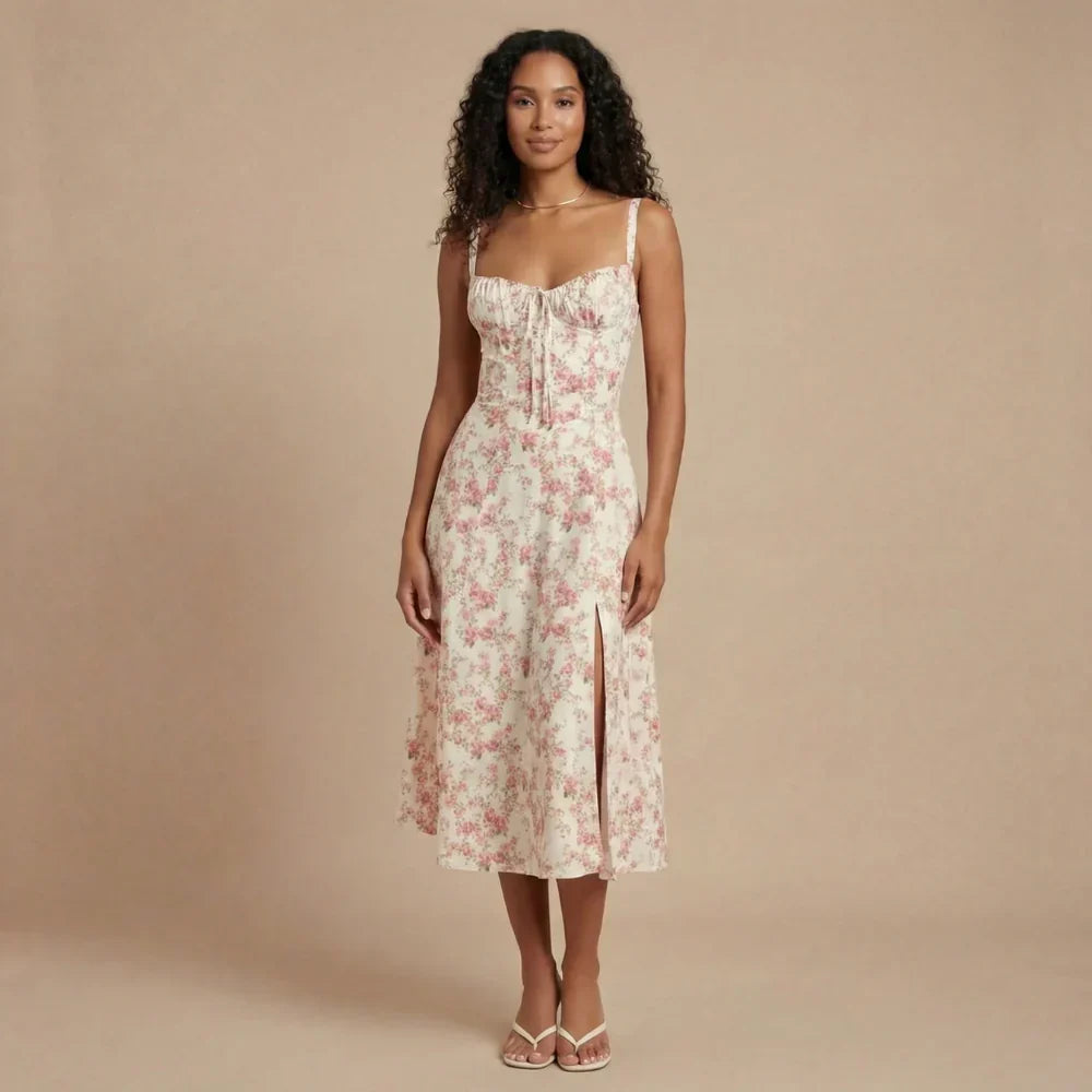 Eden Corset Midi Dress