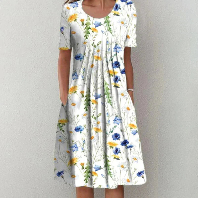 Natasha Pleated Midi Dress