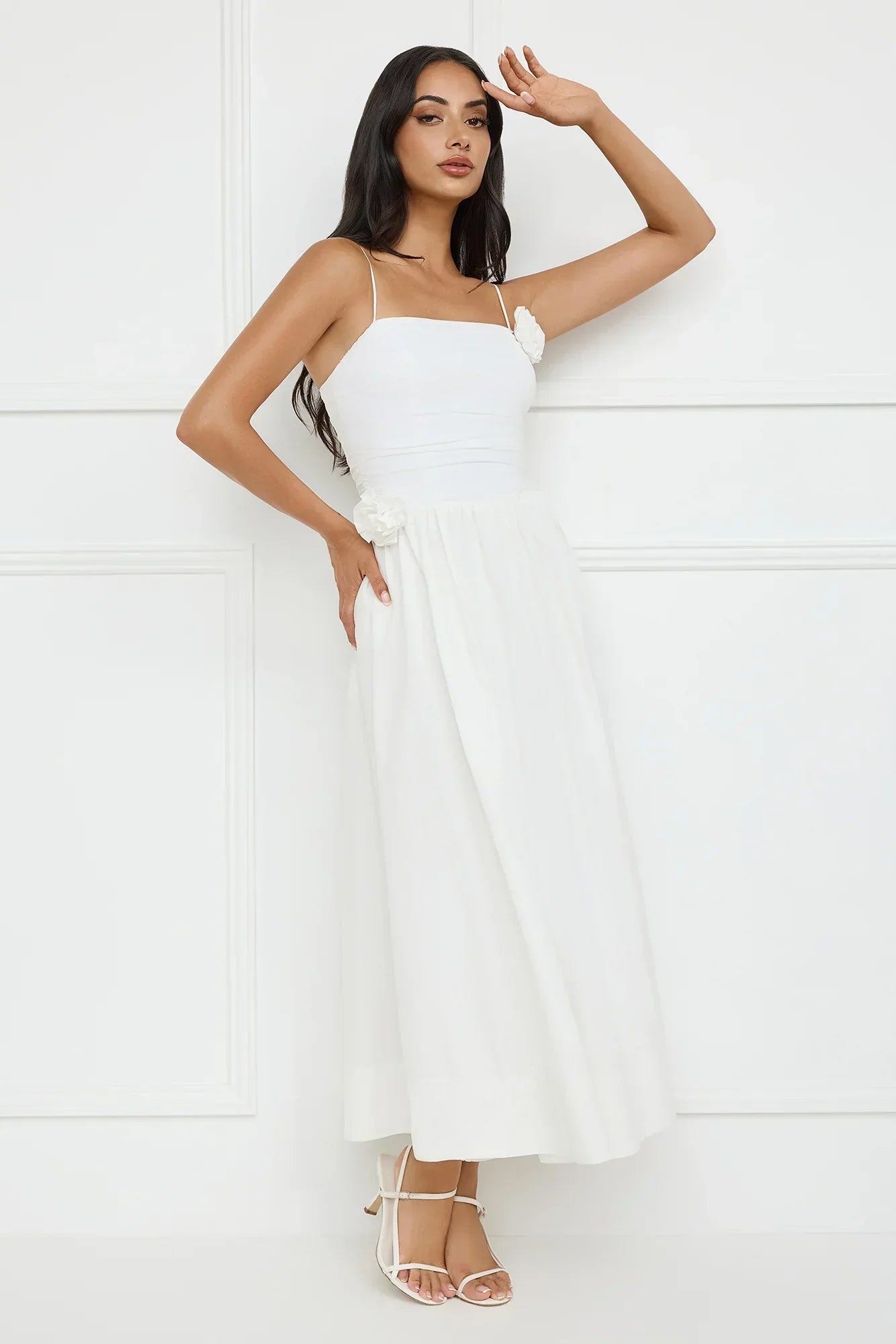 Trendsetter'S Way Maxi Dress White