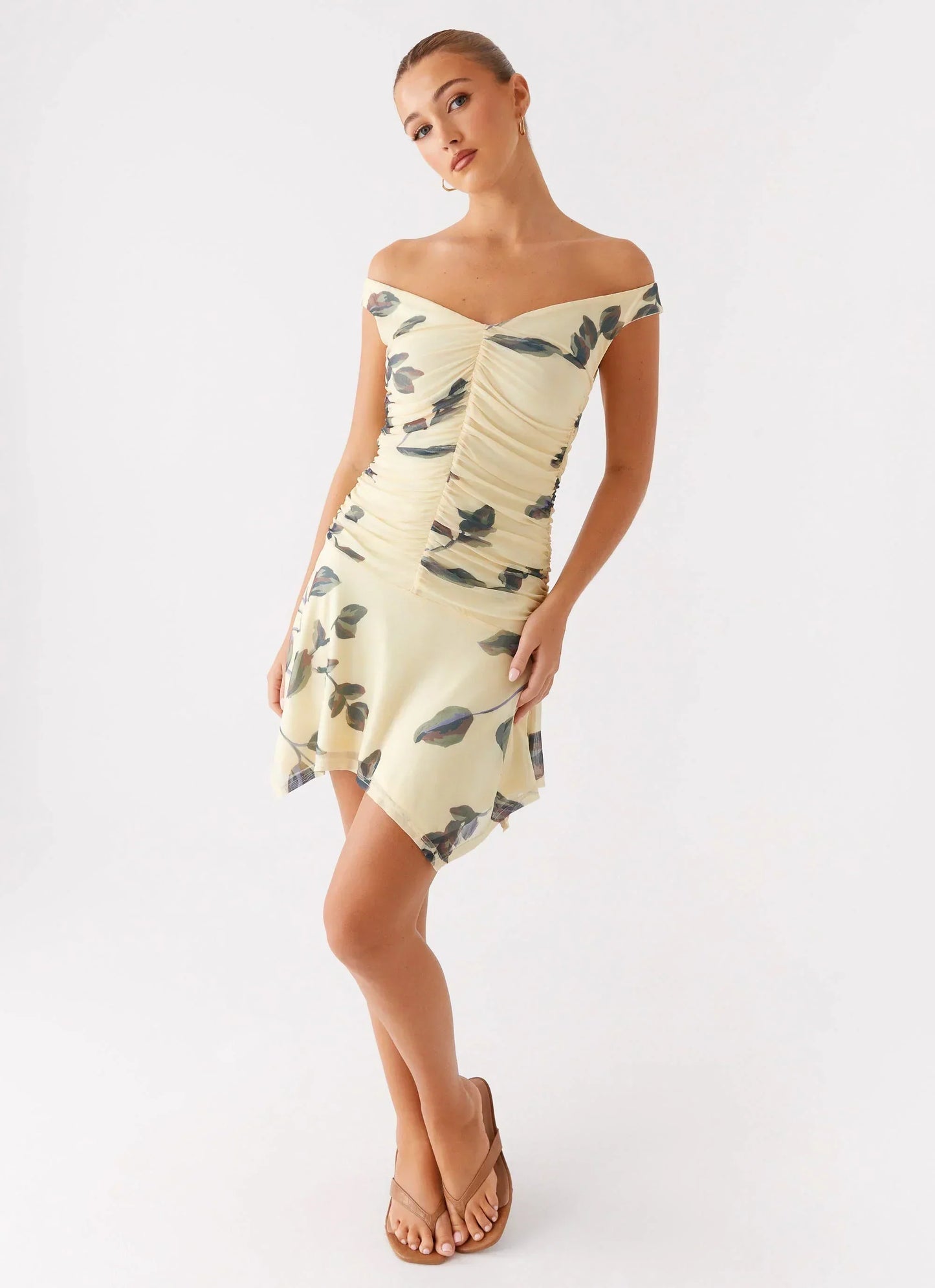 Josette Mini Dress - Buttercream Bliss