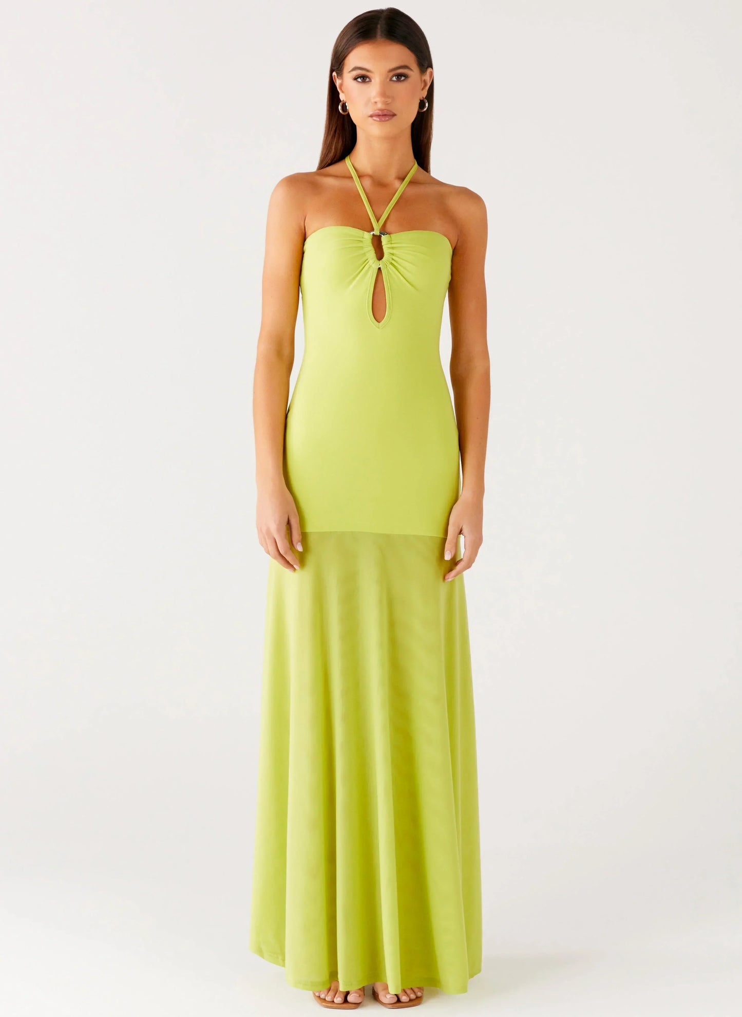 Claria Maxi Dress - Lime