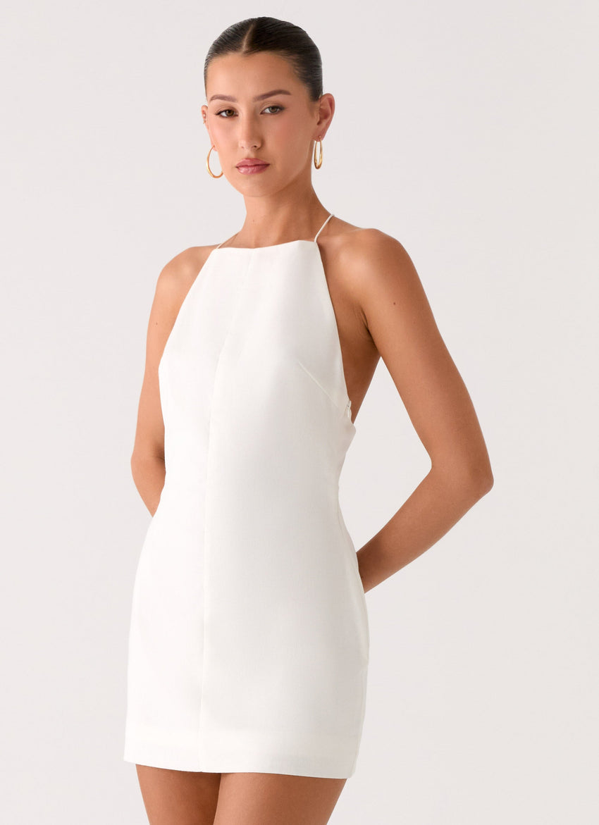 Again And Again Mini Dress - Ivory