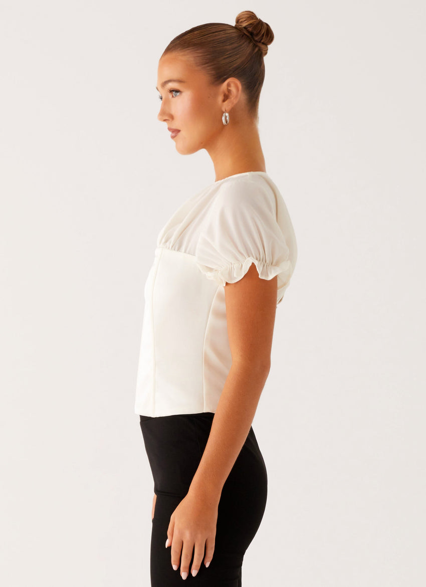 Avalee Top - Ivory