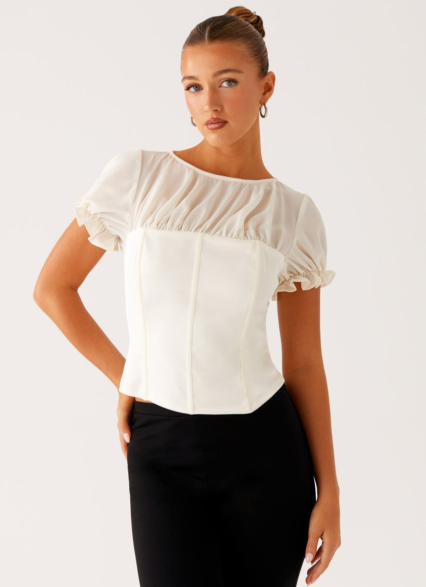 Avalee Top - Ivory