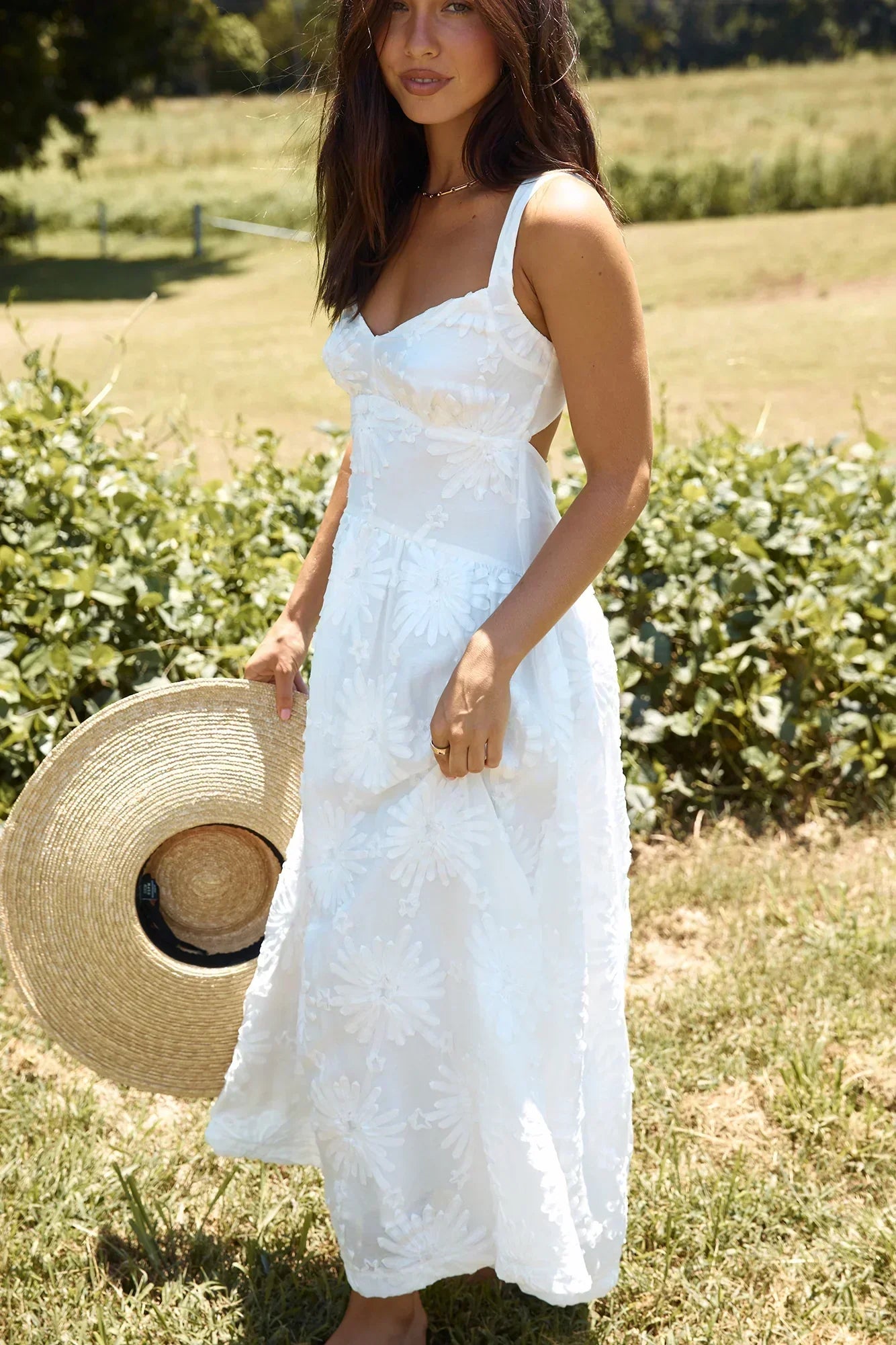 Grand Estate Porcelain Princess Maxi Dress