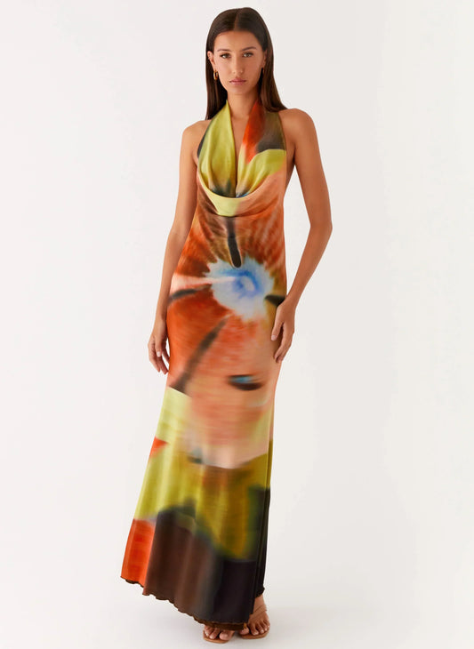 Raellia Maxi Dress - Moody Floral