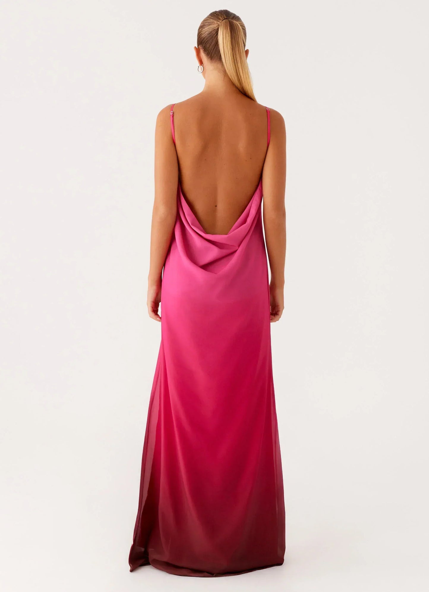 Marianne Maxi Dress - Fuchsia Gradient