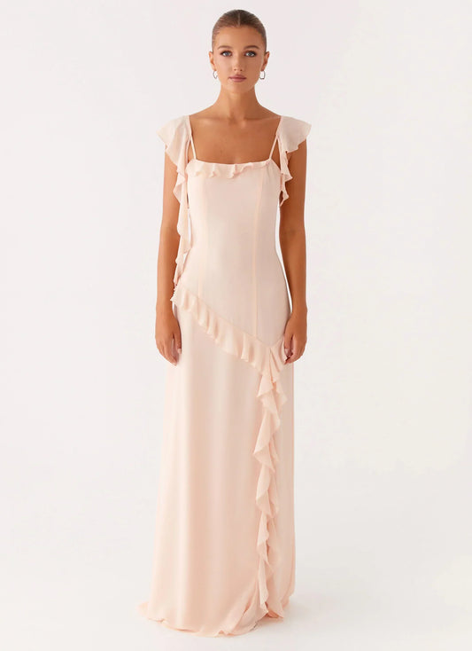 Naya Maxi Dress - Peach
