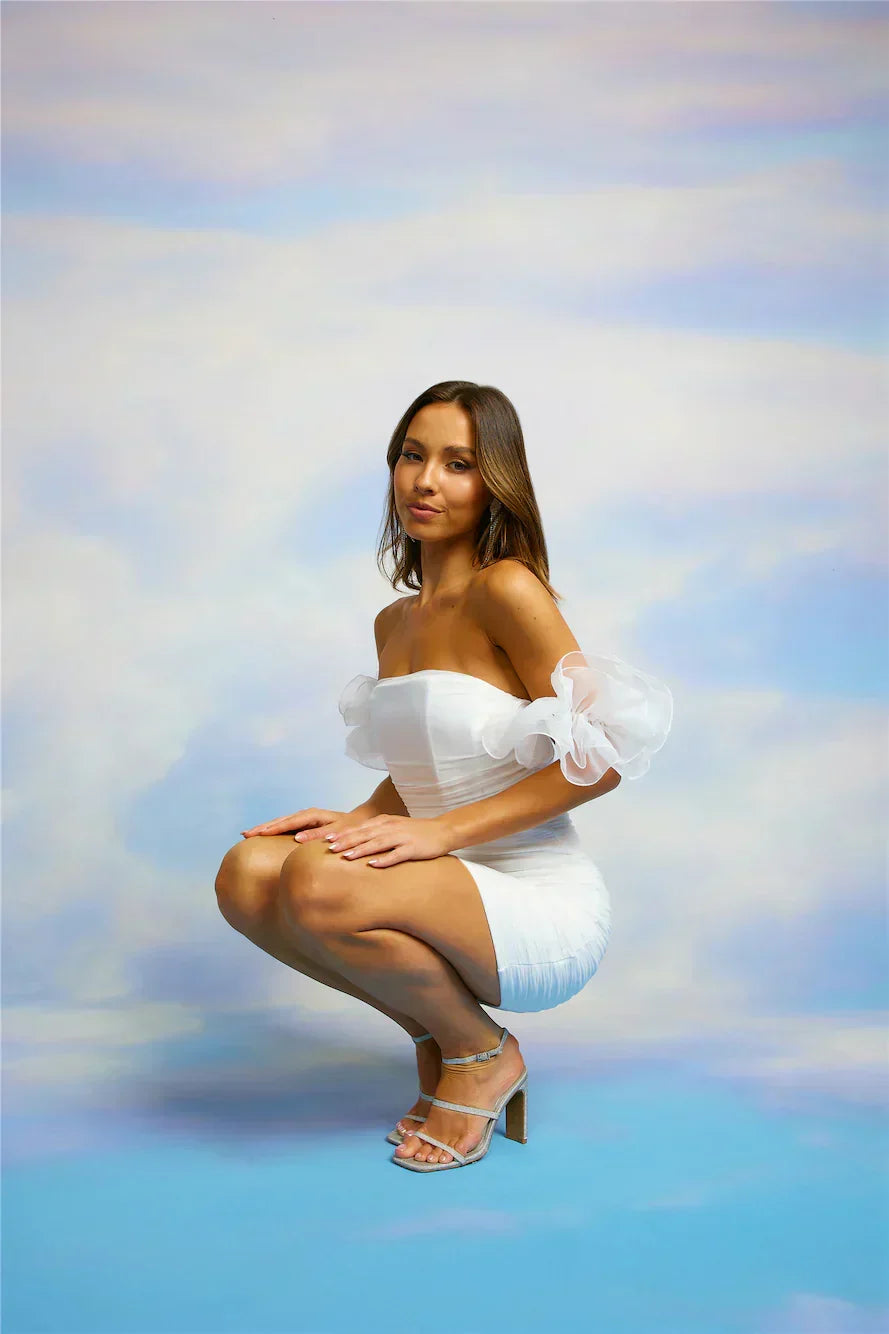 Stardust Muse Dream Walker White Mini Dress