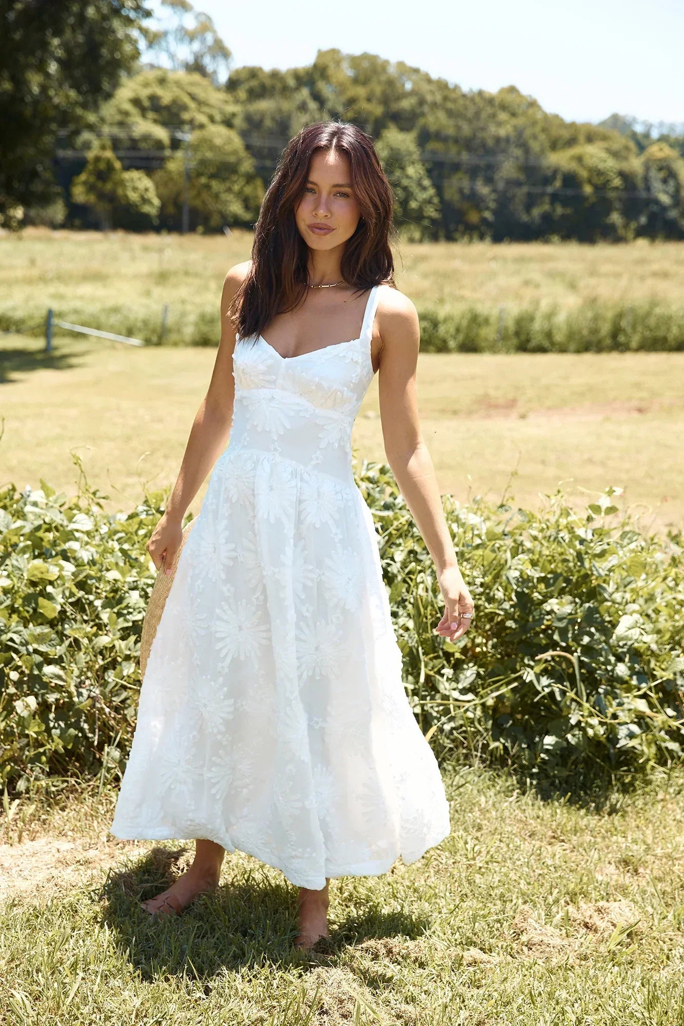 Grand Estate Porcelain Princess Maxi Dress