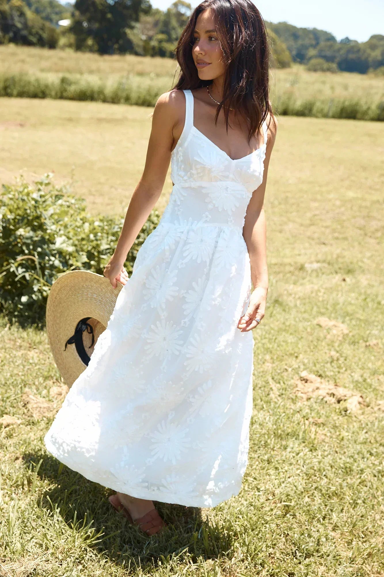 Grand Estate Porcelain Princess Maxi Dress