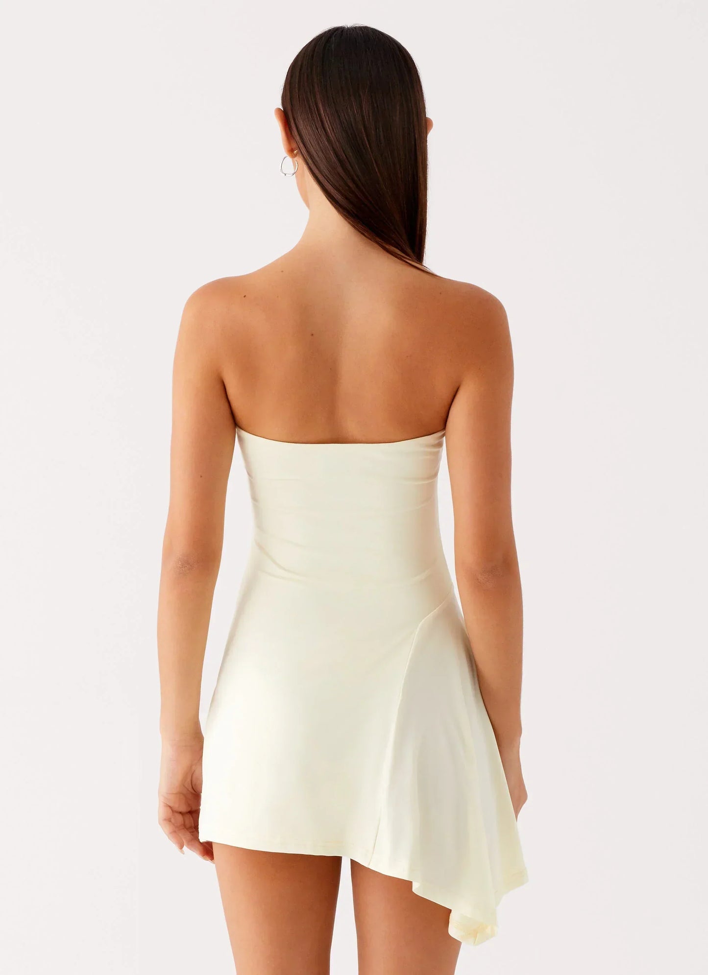 Sana Strapless Mini Dress - Yellow