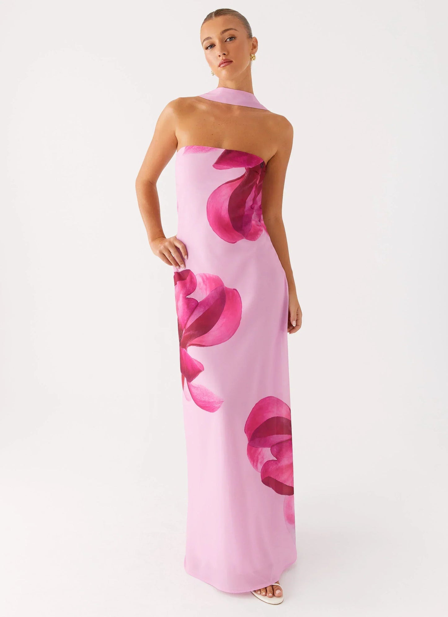Prim Maxi Dress - Pastel Pink