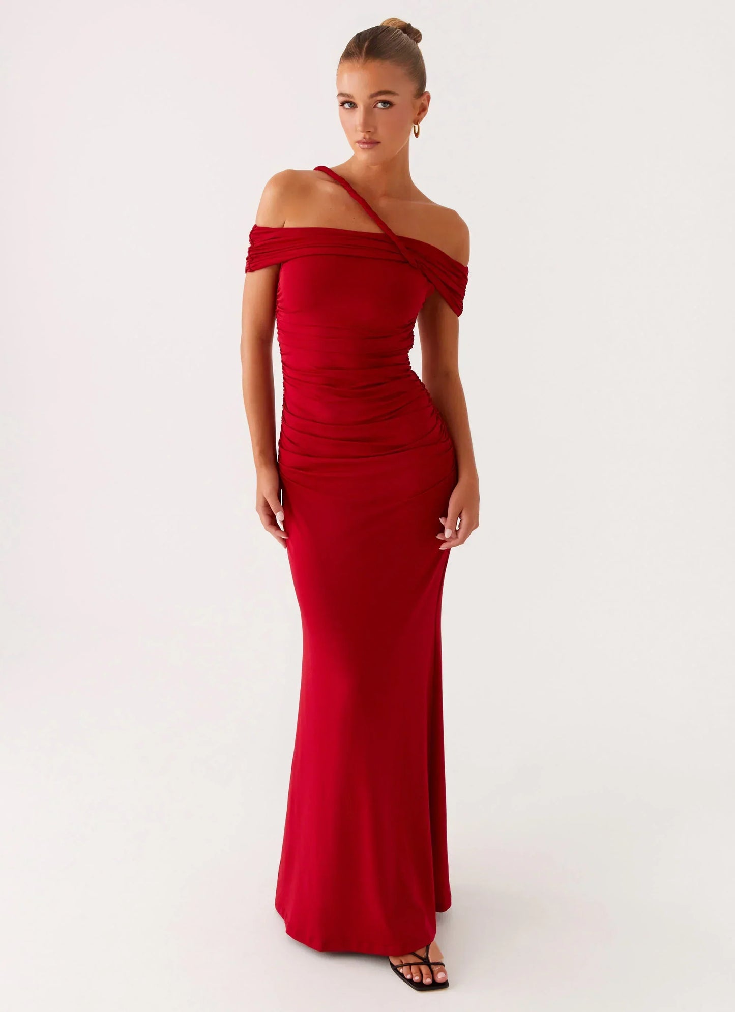 After This Maxi Dress - Raspberry