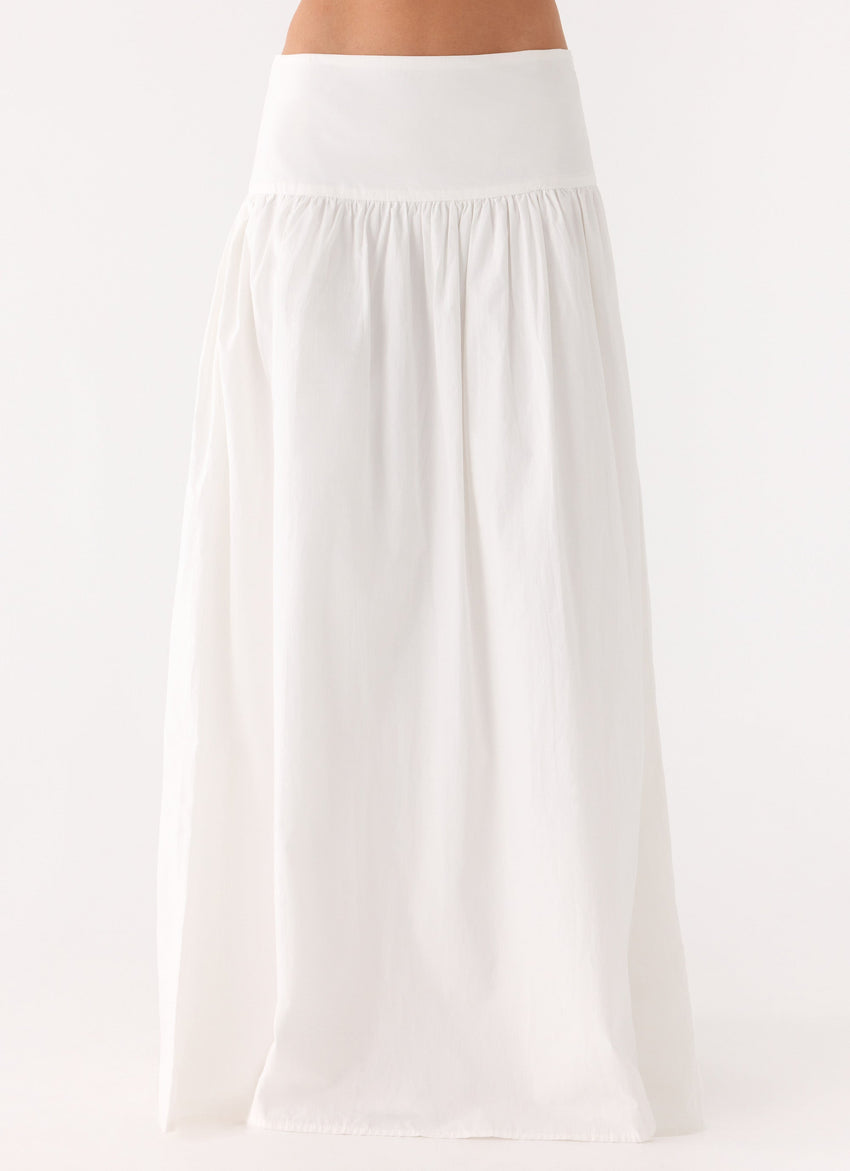Jayne Maxi Skirt - White