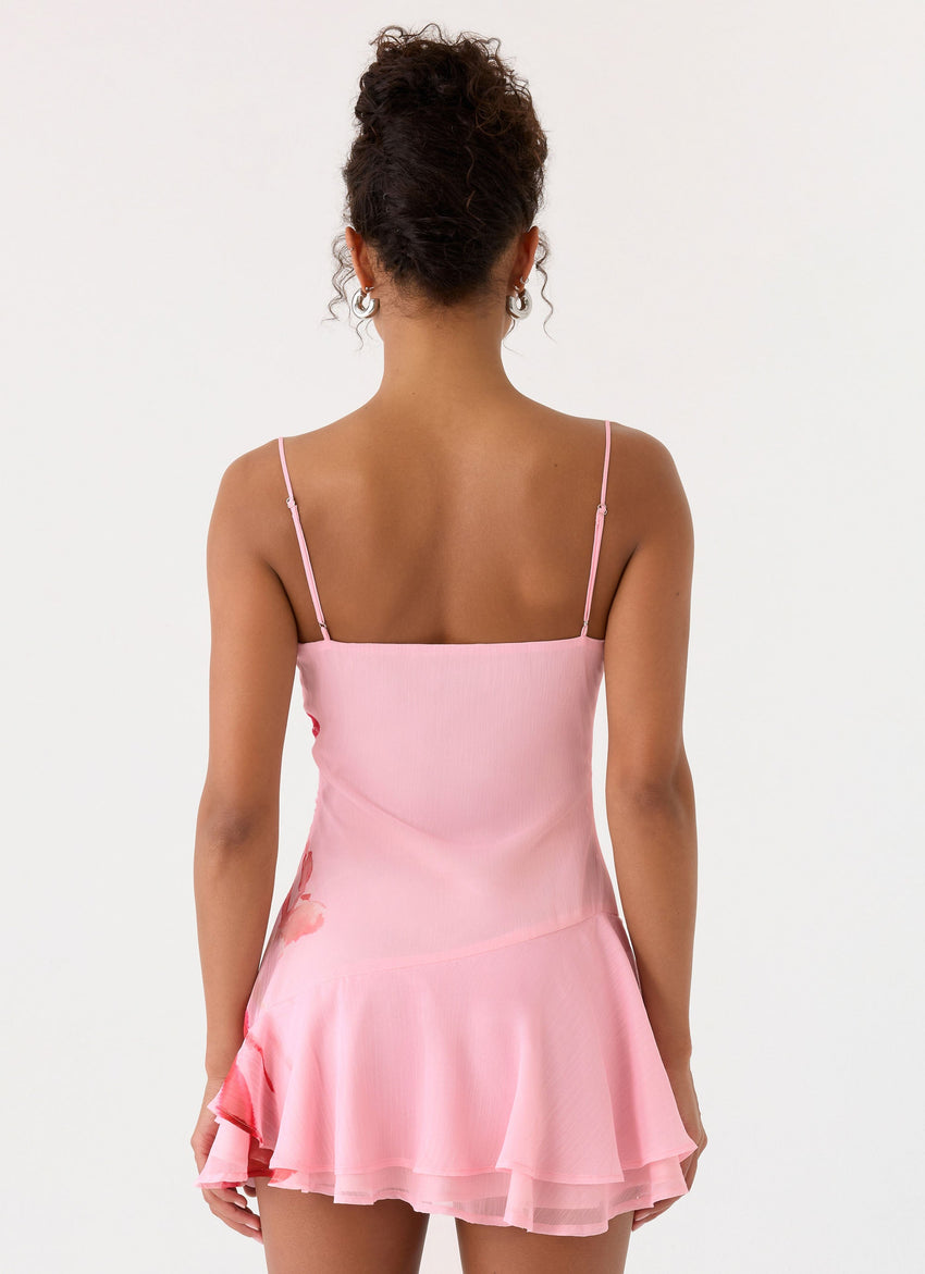 Marisolana Mini Dress - Pink Petal