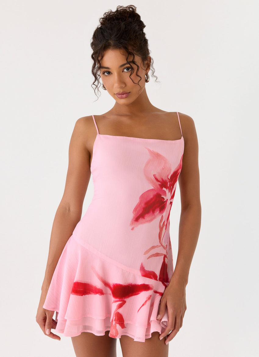 Marisolana Mini Dress - Pink Petal