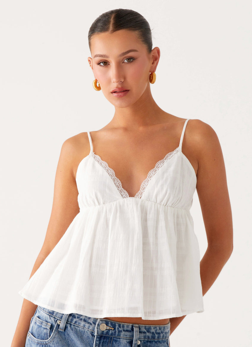 Obliviate Cami Top - White