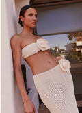 Kelcie Rose Crochet Bandeau Top - Ivory