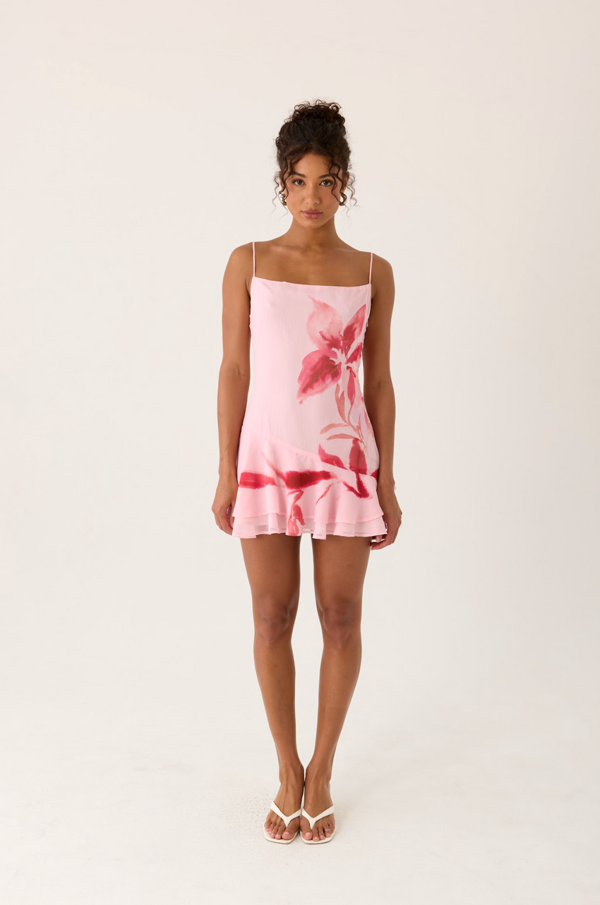 Marisolana Mini Dress - Pink Petal
