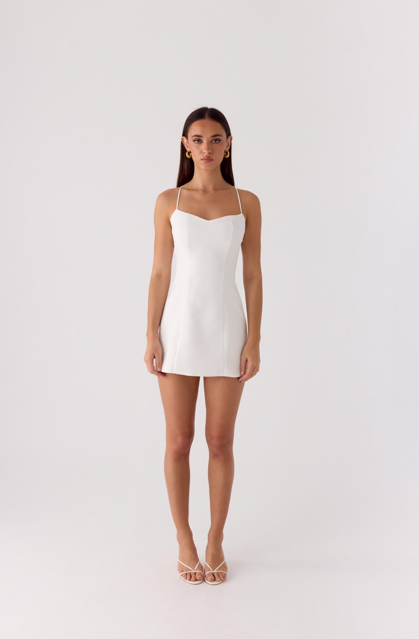 Famous Mini Dress - White