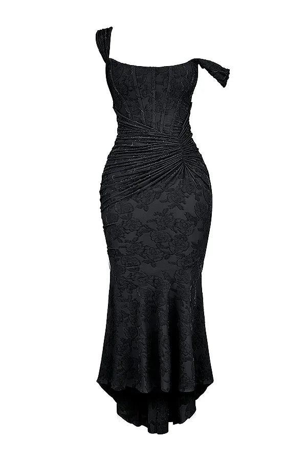 Carisia - Women'S Midi Dress With Floral Pattern