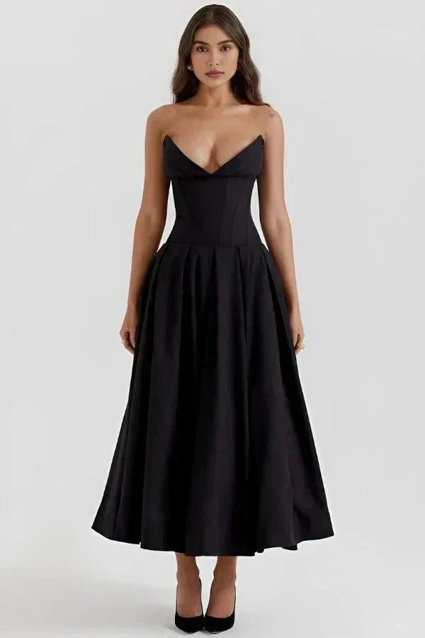 Scarlett Corset Midi Dress
