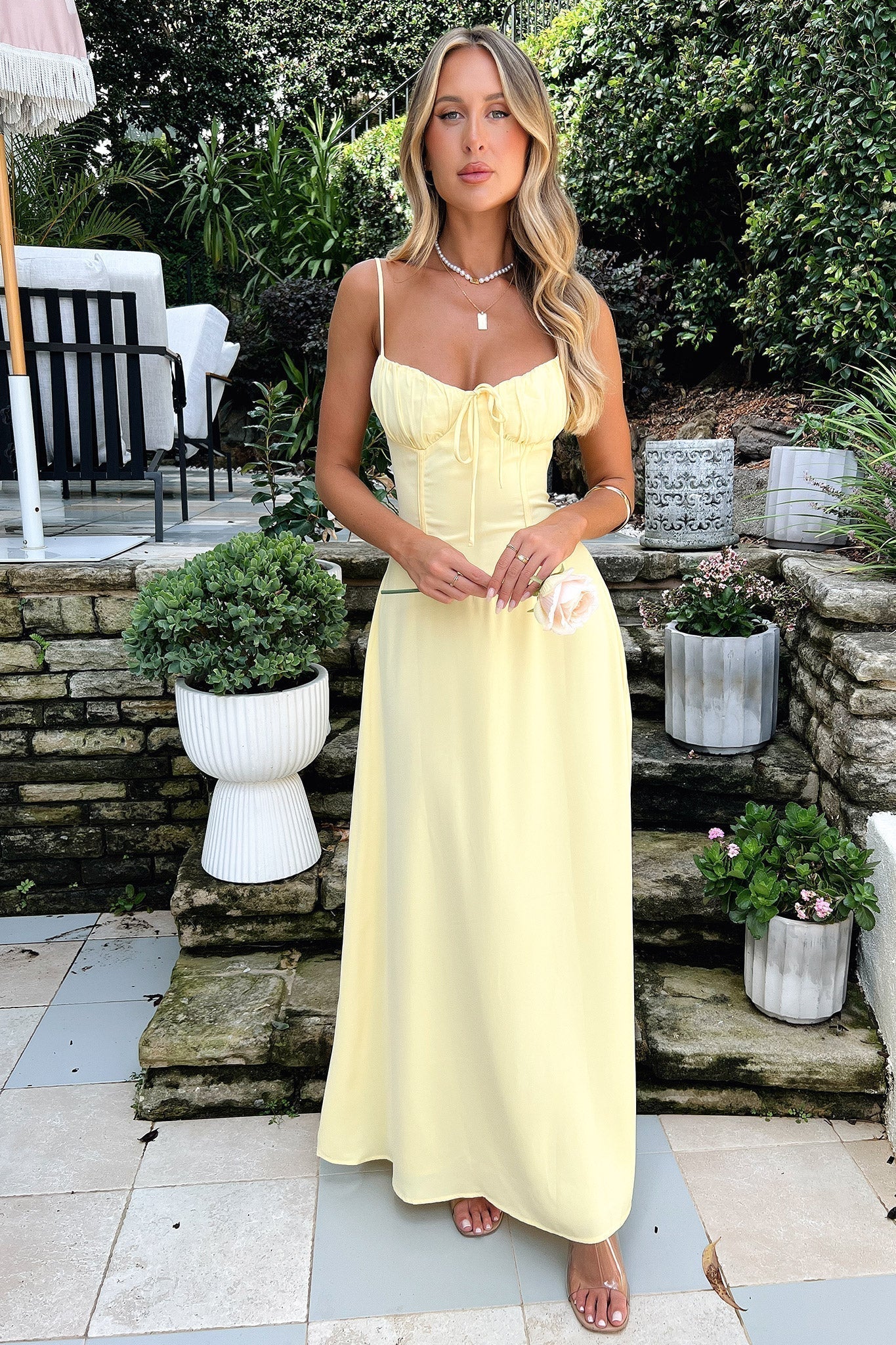 Magdalena Maxi Dress Yellow