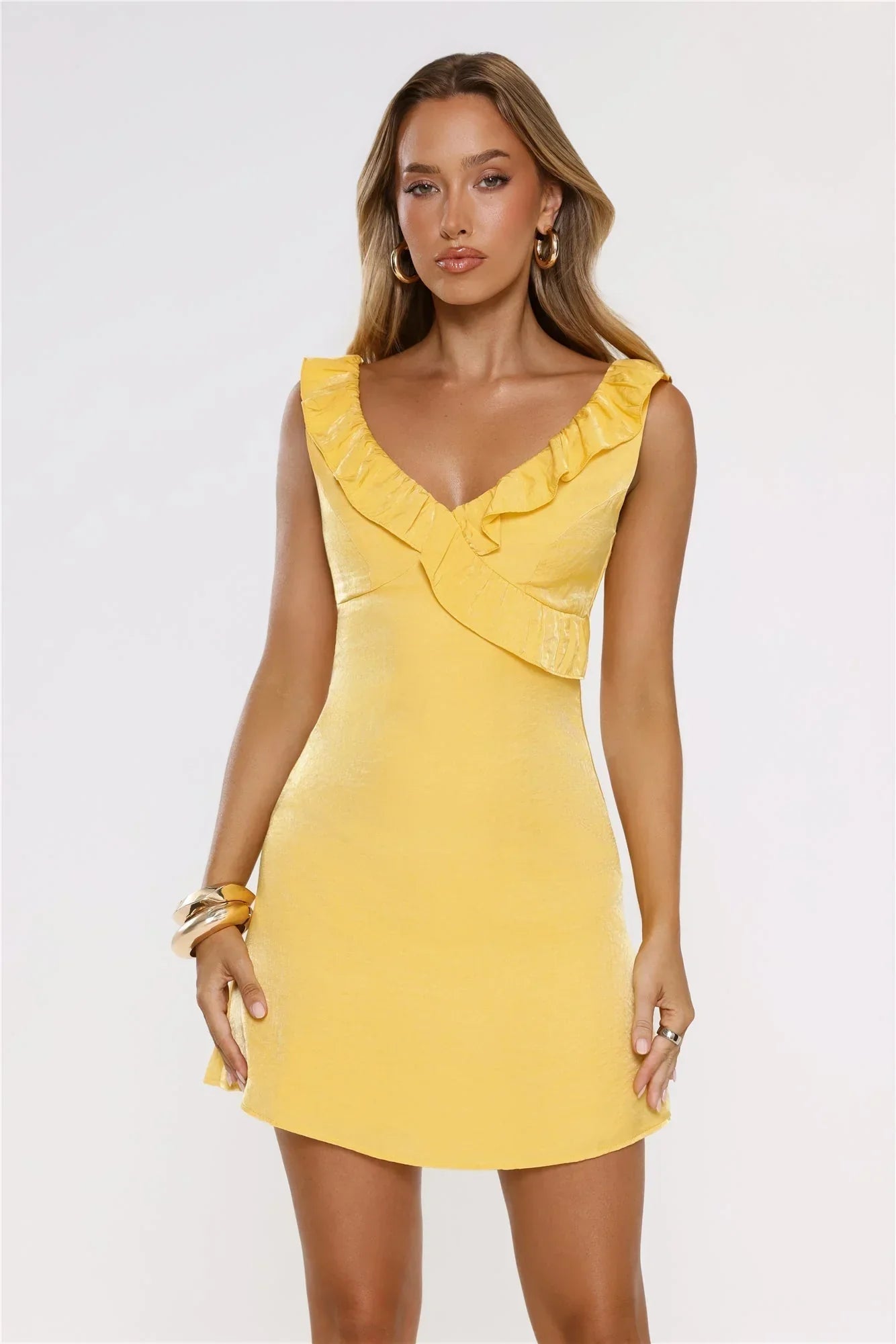 Citria Mini Dress Yellow