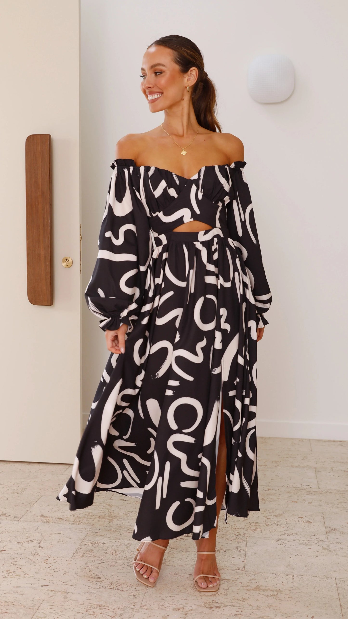Valentina Abstract Maxi Dress