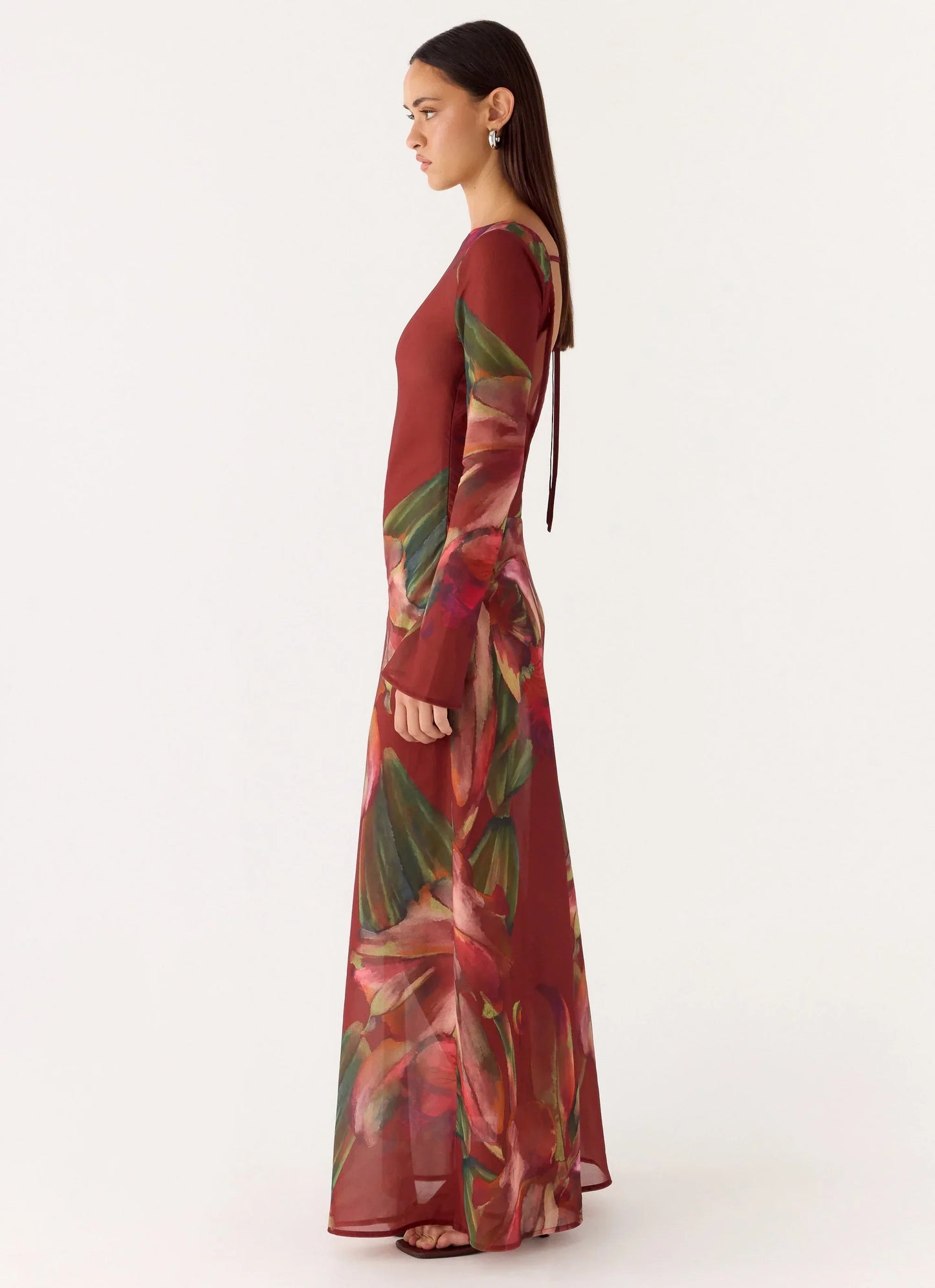 Charmayne Chiffon Maxi Dress Cuba