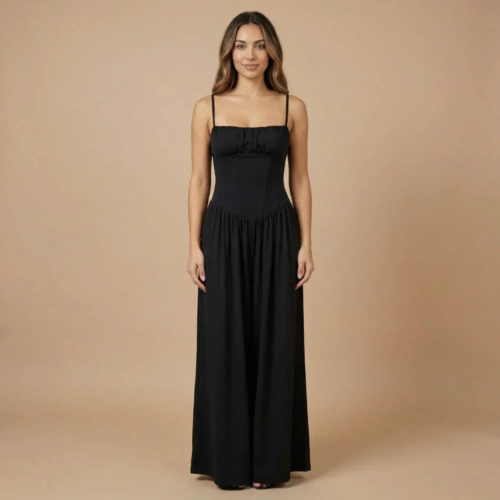 Margot Ruched Maxi Dress