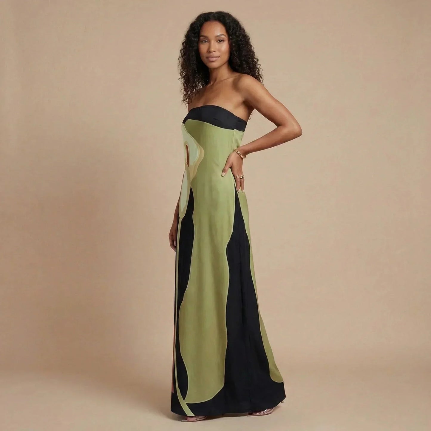 Solstice Abstract Maxi Dress