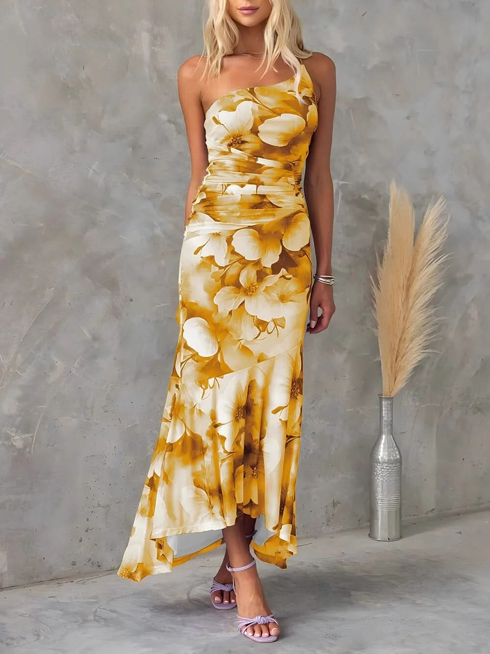 Emilia Ruched Maxi Dress