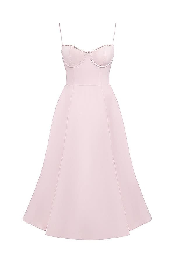 Evelyn Corset Midi Dress