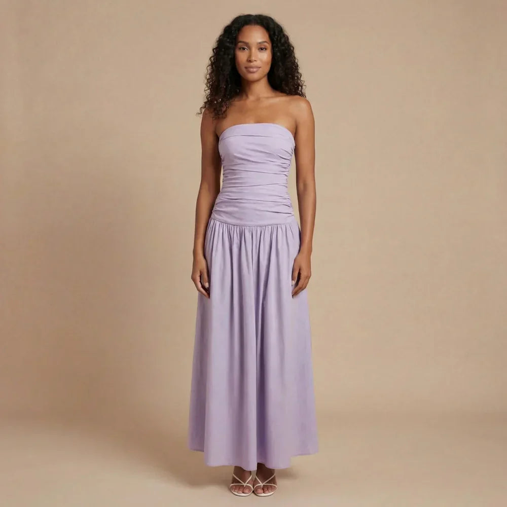 Natasha Ruched Maxi Dress